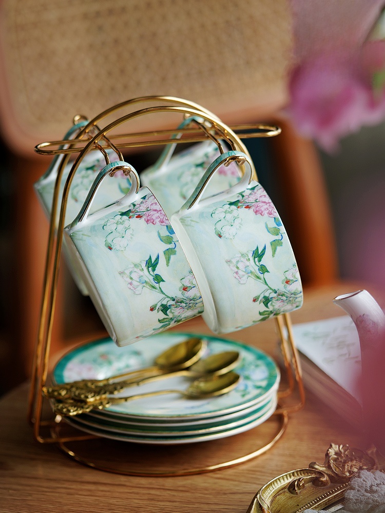 High-End Bone China Coffee Cup - Coffee Tea English reseña y precio