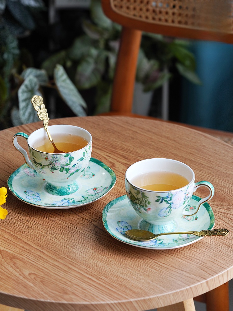 High-End Bone China Coffee Cup - Coffee Tea English reseña y precio