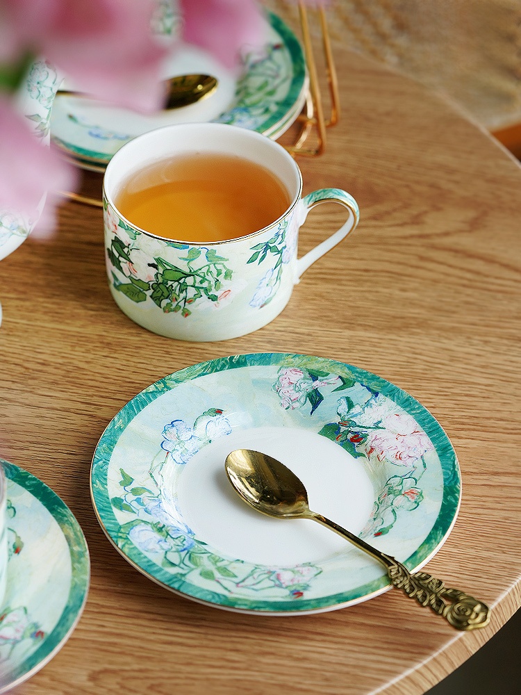 High-End Bone China Coffee Cup - Coffee Tea English reseña y precio
