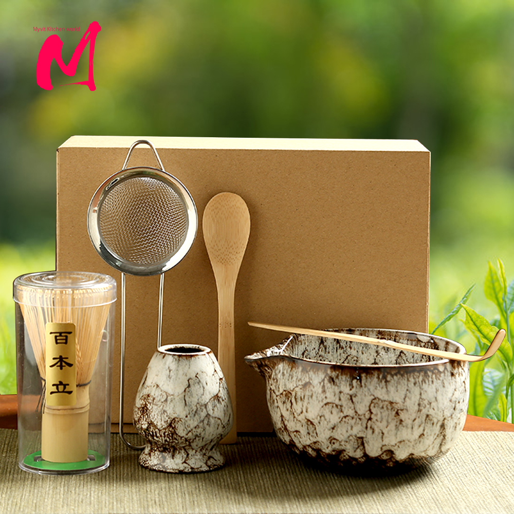 6PCS Japanese Matcha Tea Set S - Matcha Whisk Set reseña y precio