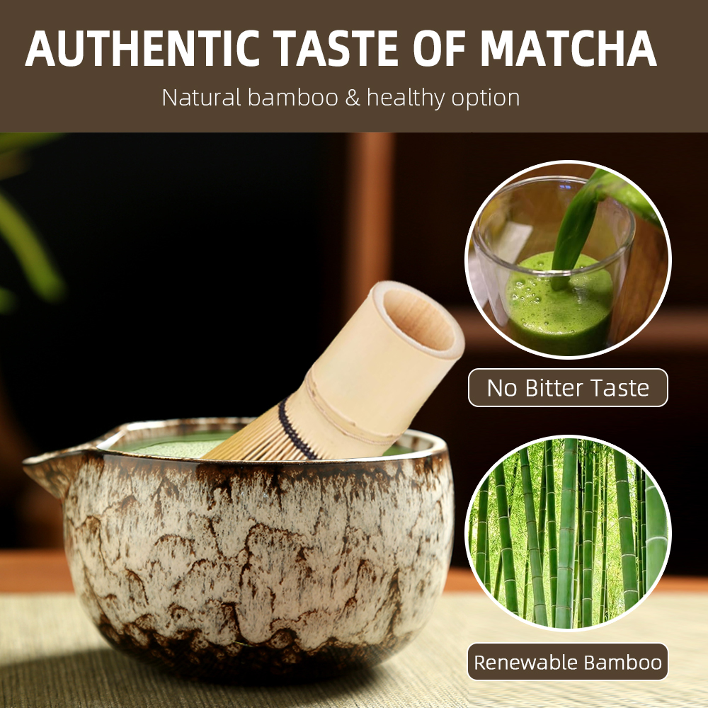 6PCS Japanese Matcha Tea Set S - Matcha Whisk Set reseña y precio