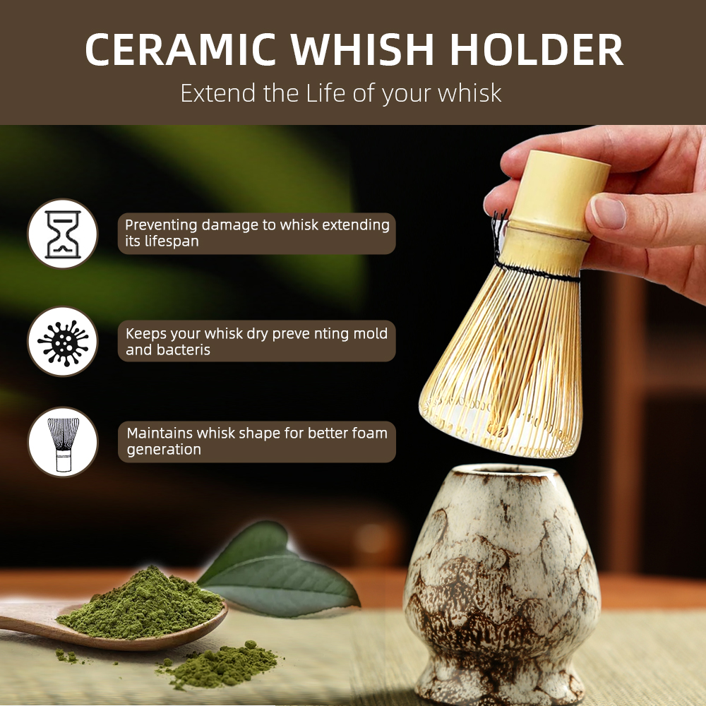 6PCS Japanese Matcha Tea Set S - Matcha Whisk Set reseña y precio