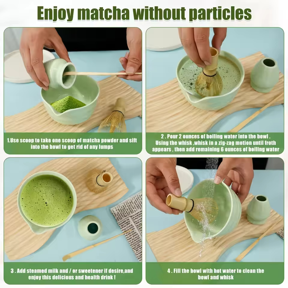 Matcha Whisk Set includes Matc - Matcha Whisk Set reseña y precio