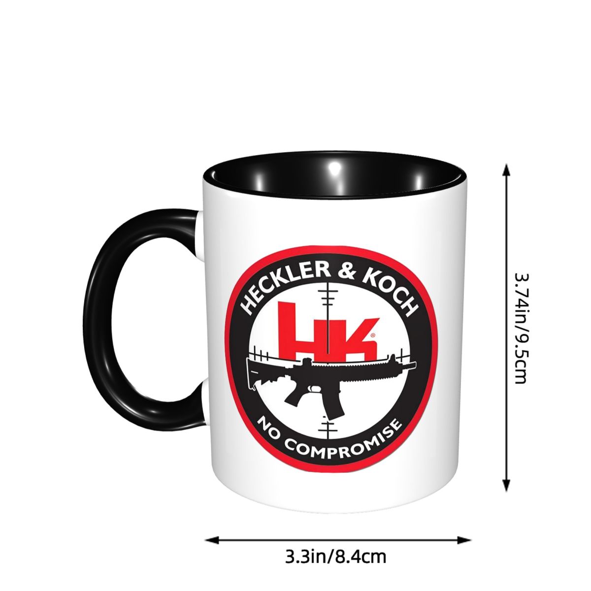 Heckler Koch Hk Logo Mug Funny - Coffee Tea Hk reseña y precio