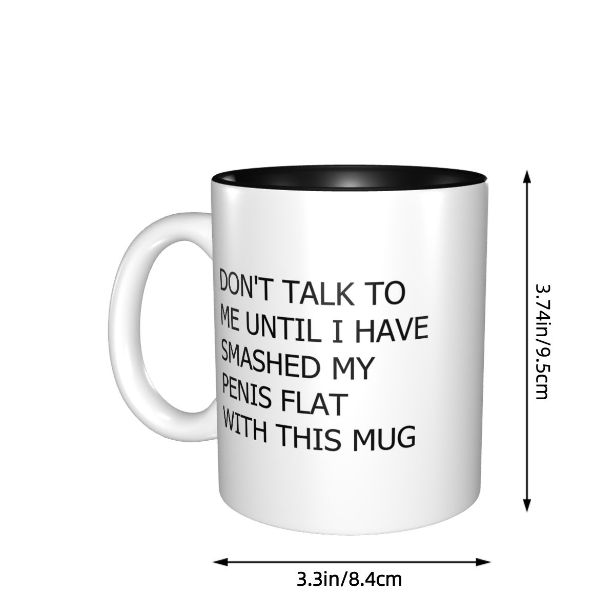 Don't Talk To Me Until Mug Mug - Coffee Tea With Me reseña y precio