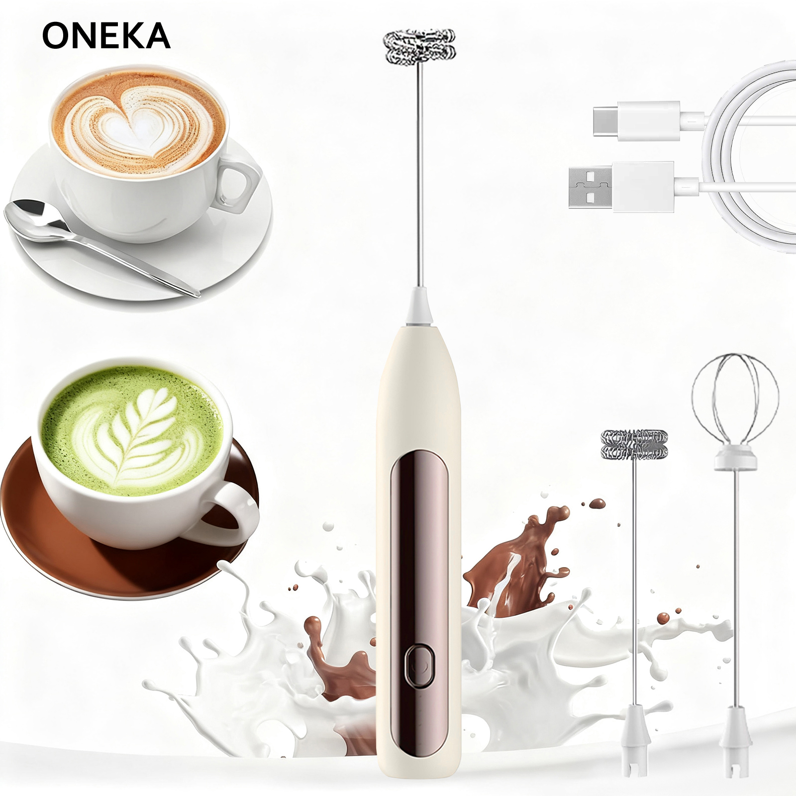 Milk Frother Coffee Frother Ha - Matcha Whisk Set reseña y precio