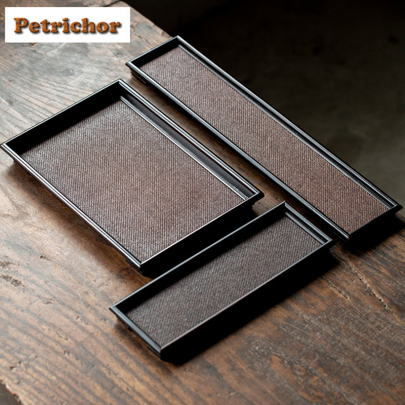 Japanese Rattan Bamboo Woven T - Bamboo Tea Tray reseña y precio