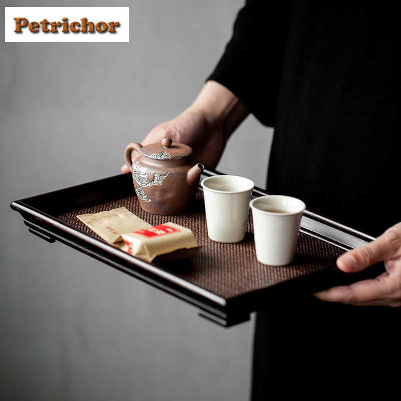 Japanese Rattan Bamboo Woven T - Bamboo Tea Tray reseña y precio