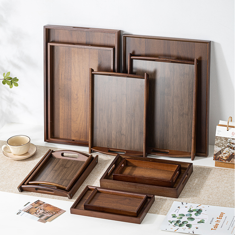 Large Size Rectangular Bamboo  - Bamboo Tea Tray reseña y precio