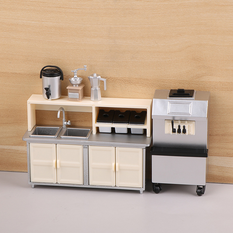 1:12 Dollhouse Mini Milk Tea S - Coffee Tea Machine For Home reseña y precio