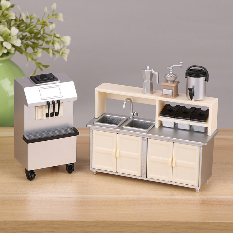 1:12 Dollhouse Mini Milk Tea S - Coffee Tea Machine For Home reseña y precio