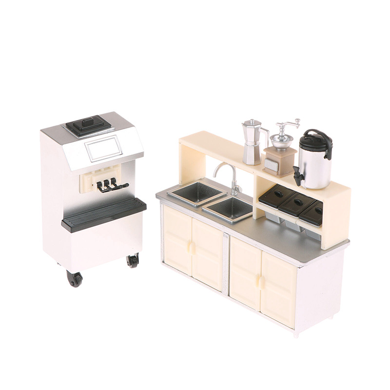 1:12 Dollhouse Mini Milk Tea S - Coffee Tea Machine For Home reseña y precio